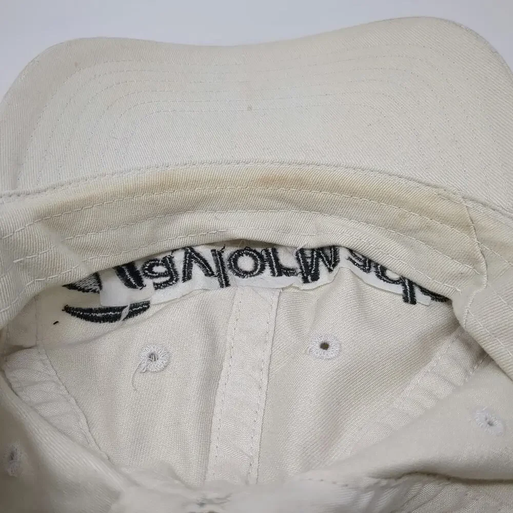 TaylorMade Baseball Cap Beige One Size Adjustable Slideback Cotton Golf Hat